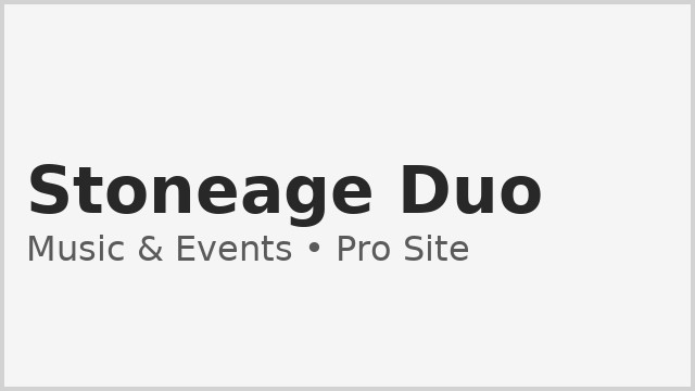 Stoneage Duo website